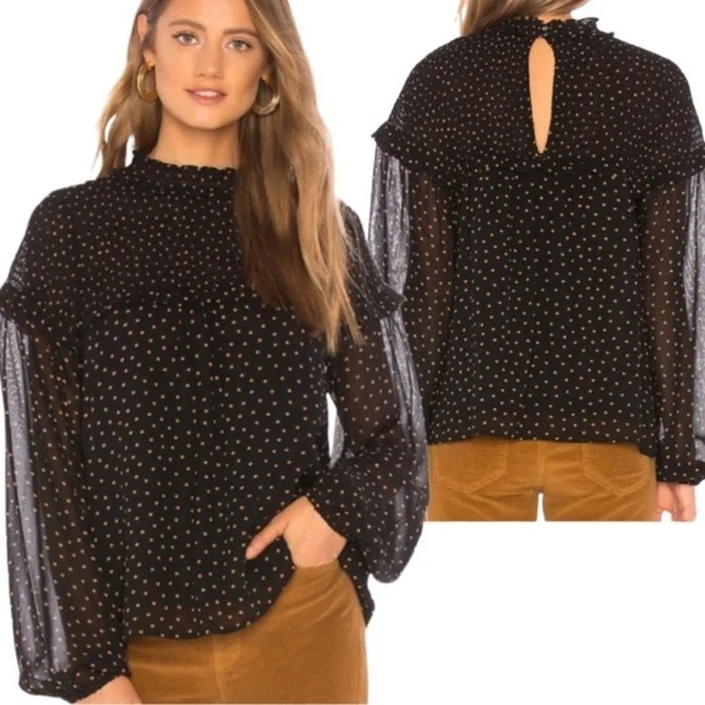 Sanctuary Bria Polka Dot Blouse